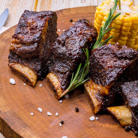 Grass-Fed Beef Short Ribs English Style
